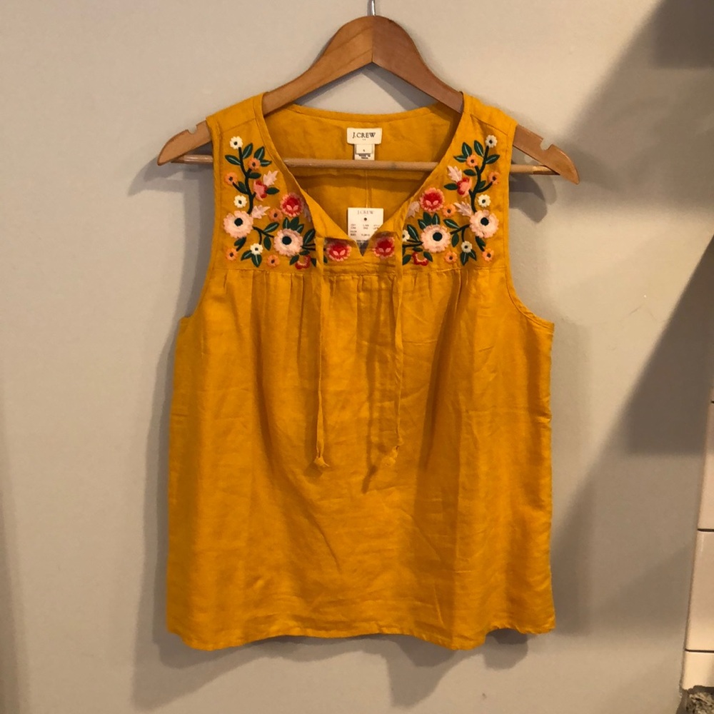 NWT! J Crew Peasant Top